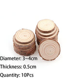 Roomtery Natural Wooden Slice Coasters, view 3