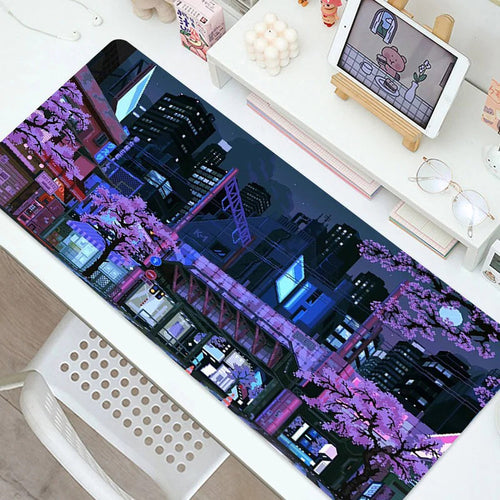 Roomtery Night Cities Aesthetic Large Mouse Pad