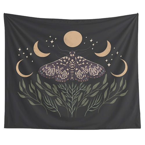 Roomtery Night Moth Tapestry