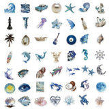Roomtery Ocean Dream Aesthetic Blue Sticker Pack, view 3