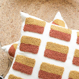 Roomtery Ochre Tufted Cushion Cover, view 2
