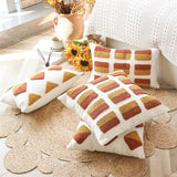 Roomtery Ochre Tufted Cushion Cover, view 3