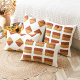 Roomtery Ochre Tufted Cushion Cover, view 5
