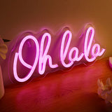 Roomtery Oh La La LED Wall Neon Sign, view 3