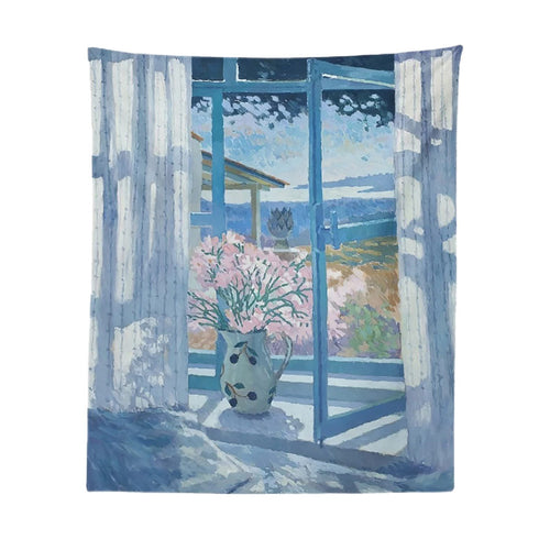 Roomtery Oil Painted Window Tapestry