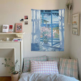 Roomtery Oil Painted Window Tapestry, view 3