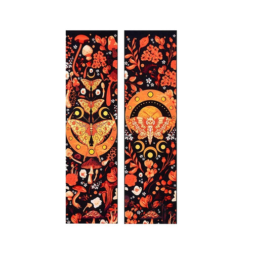 Roomtery Orange Night Moth Tapestry