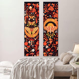 Roomtery Orange Night Moth Tapestry, view 2