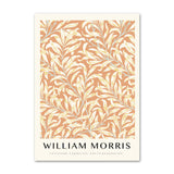 Roomtery Orange Red Floral Art Canvas Posters, view 4
