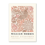 Roomtery Orange Red Floral Art Canvas Posters, view 6