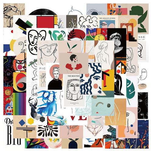 Roomtery Outline Art Sticker Pack