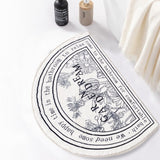 Roomtery Outline Flowers Bath Mat, view 6