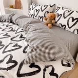 Roomtery Brush Painted Heart Bedding Set, view 5