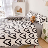 Roomtery Brush Painted Heart Bedding Set, view 6