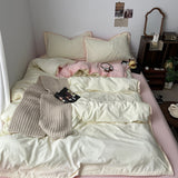 Roomtery Pale Pink & Yellow Pastel Bedding Set, view 2
