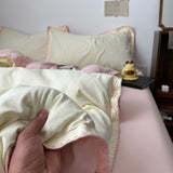 Roomtery Pale Pink & Yellow Pastel Bedding Set, view 3
