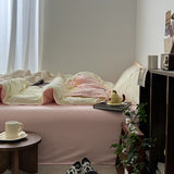 Roomtery Pale Pink & Yellow Pastel Bedding Set, view 4