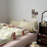 Roomtery Pale Pink & Yellow Pastel Bedding Set, view 5