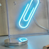 Roomtery Paper Clip LED Box Neon Sign, view 4
