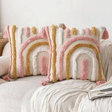 Roomtery Pastel Arch Tufted Throw Pillow Cover, view 2