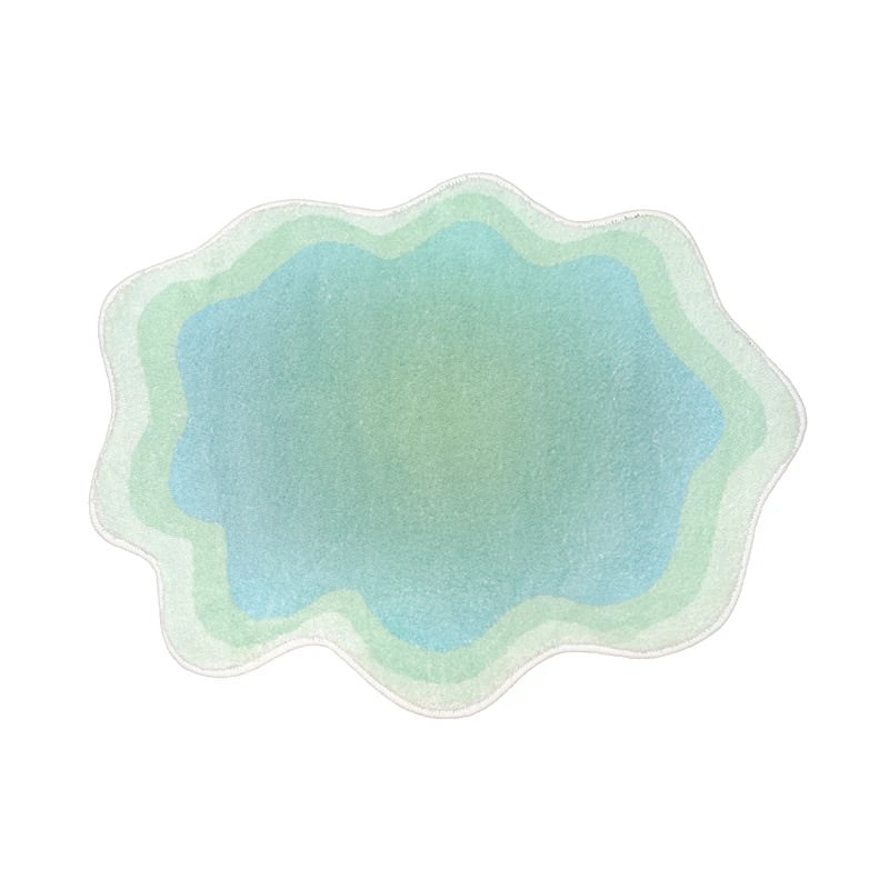Roomtery Pastel Blob Irregular Accent Rug