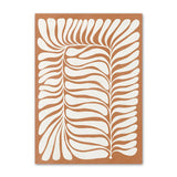 Roomtery Pastel Brown Flowers Canvas Posters, view 5