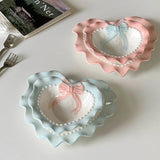 Roomtery Pastel Coquette Heart-Shaped Saucer, view 6
