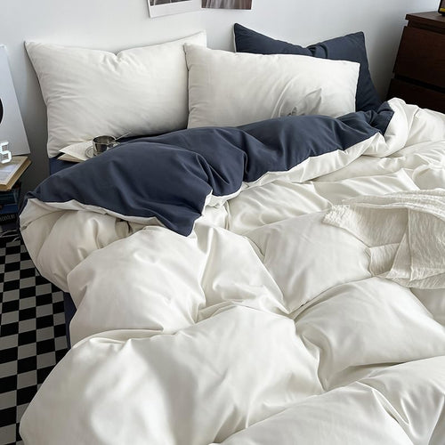 Roomtery Pastel Double-Sided Aesthetic Bedding Set