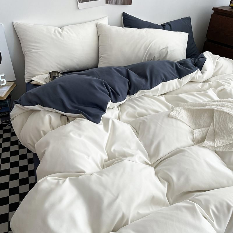 Roomtery Pastel Double-Sided Aesthetic Bedding Set