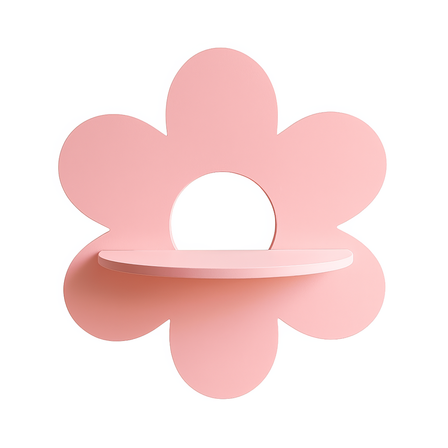 Roomtery Pastel Flower Wall Shelf