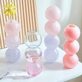 Roomtery Pastel Glass Bubble Vase, view 4