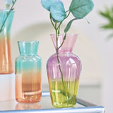 Roomtery Pastel Gradient Colored Glass Vase, view 3