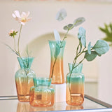 Roomtery Pastel Gradient Colored Glass Vase, view 4