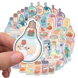 Roomtery Pastel Kawaii Flask Sticker Pack, view 3