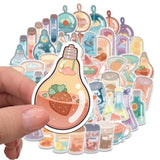 Roomtery Pastel Kawaii Flask Sticker Pack, view 4
