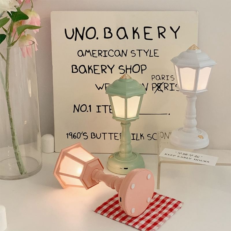 Roomtery Pastel Mini Retro Street Lamp