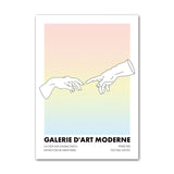 Roomtery Pastel Minimal Art Canvas Posters, view 6