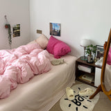 Roomtery Pastel Peachy Pink Bedding Set, view 3