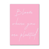Roomtery Pastel Pink Gallery Wall Art Canvas Posters, view 5