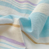 Roomtery Pastel Retro Striped Bedding Set, view 6