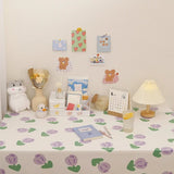 Roomtery Pastel Tulip Tablecloth, view 5