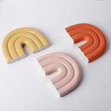 Roomtery Pastel U Shape Ceramic Vase, view 2