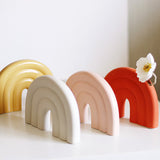 Roomtery Pastel U Shape Ceramic Vase, view 4