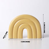 Roomtery Pastel U Shape Ceramic Vase, view 5