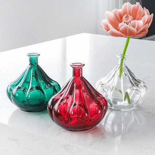 Roomtery Patty Pan Shaped Glass Vase
