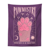 Roomtery Pawmistry Tapestry, view 2