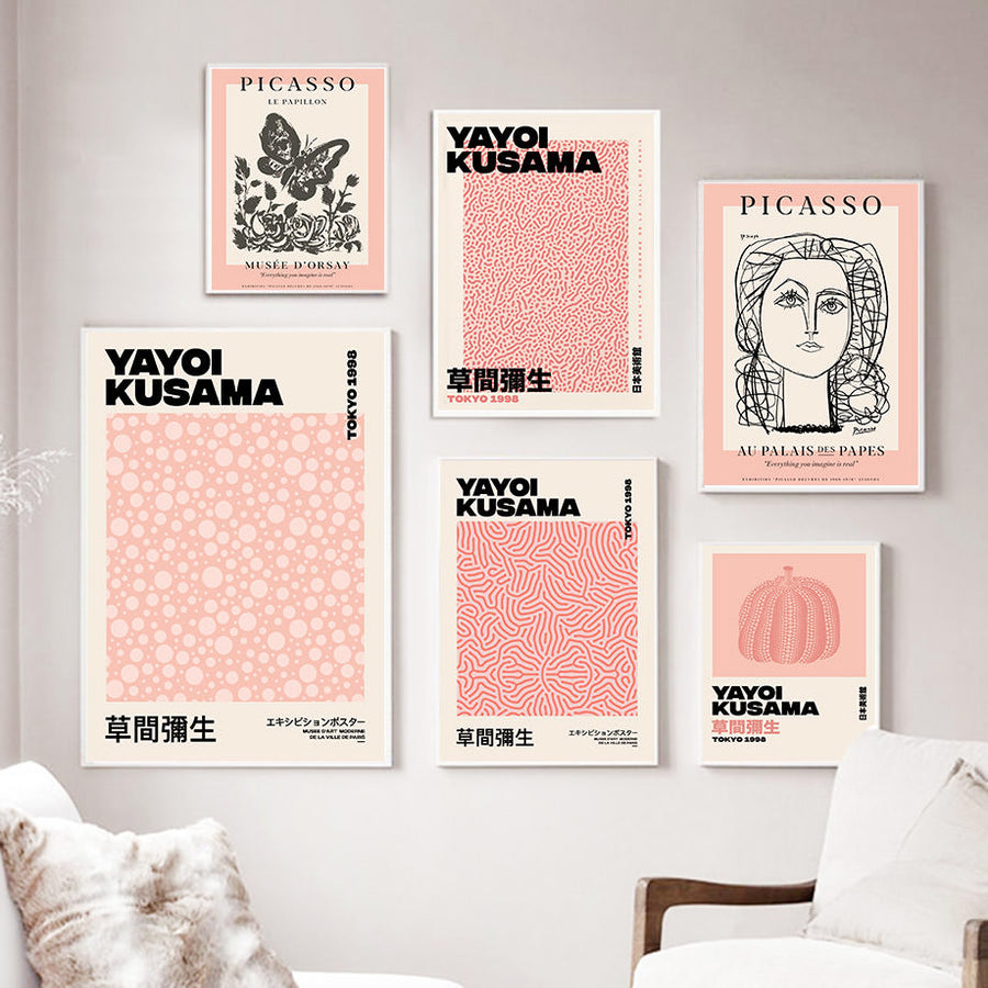 Roomtery Peachy Themed Art Canvas Posters