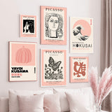 Roomtery Peachy Themed Art Canvas Posters, view 2