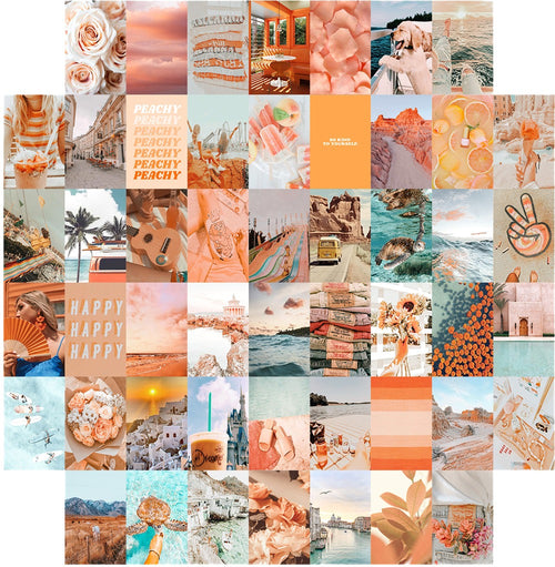 Roomtery Peachy Wall Collage Cards