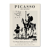 Roomtery Picasso Outline Sketches Canvas Posters, view 4